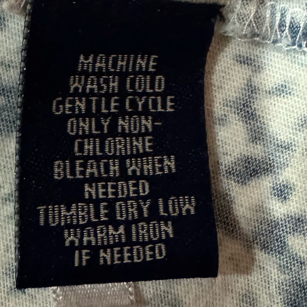 Chaps Blue And White Patterned Ruffled Sleeve Les… - image 6